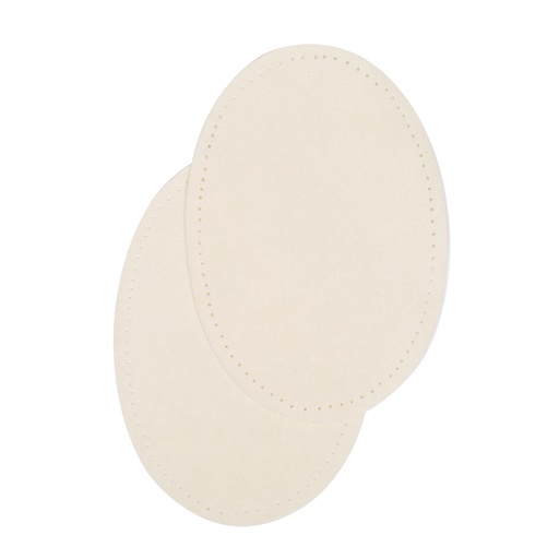 Suede iron on oval repair patches