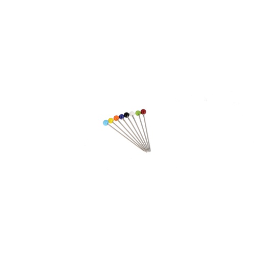 [W26615] Small glass head pins M7