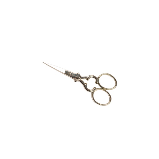 [W24311] Silver heart embroidery scissors