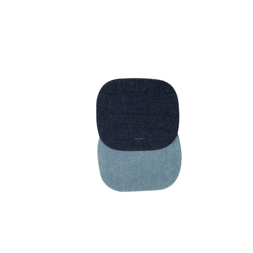 [W61399] Assort iron on oval repair patches - &quot;jeans&quot;