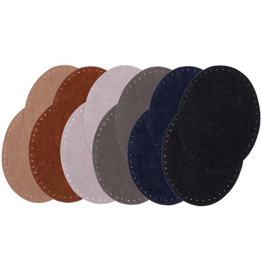 12 blisters pack 6 colors iron on oval  repair patches