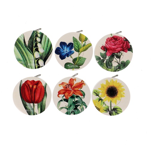 [W98982] Automatic tape measure Botanical collection
